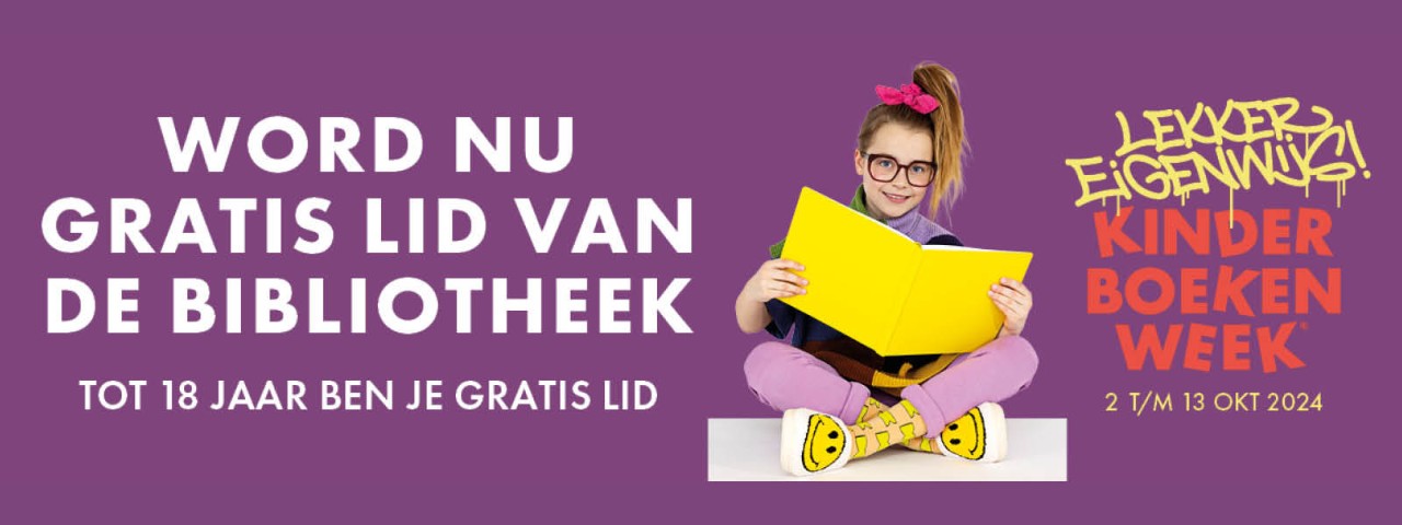 Word nu gratis lid van de bibliotheek